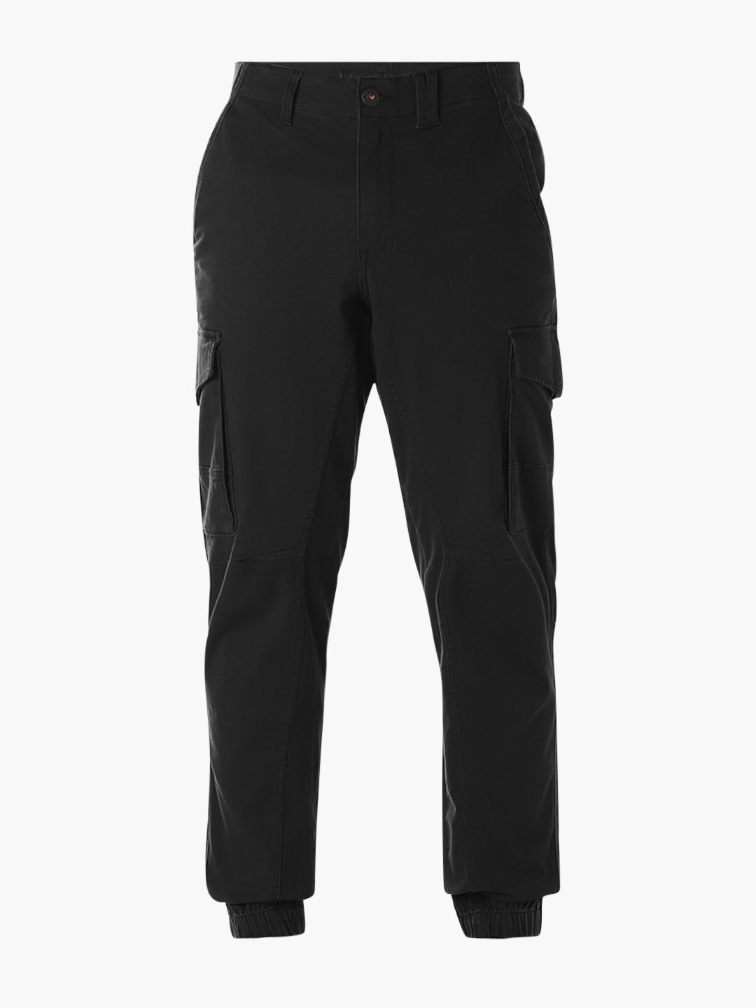 Black Slim Fit Casual Cargos
