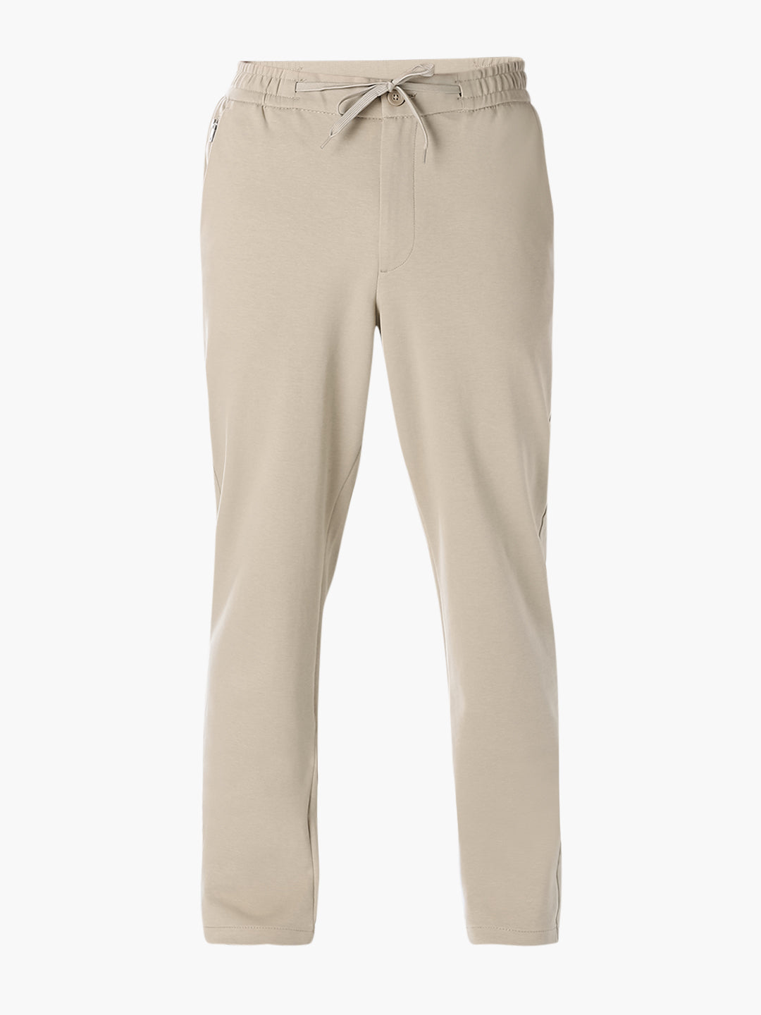 Beige Regular Fit Jogger Pants