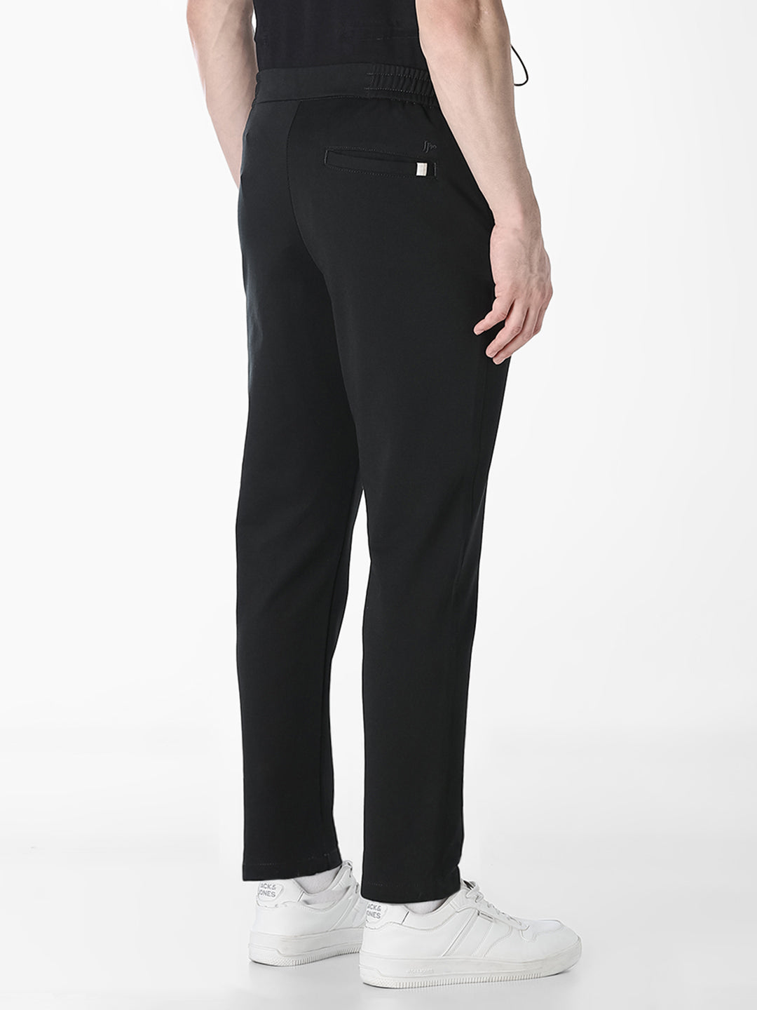 Black Regular Fit Jogger Pants