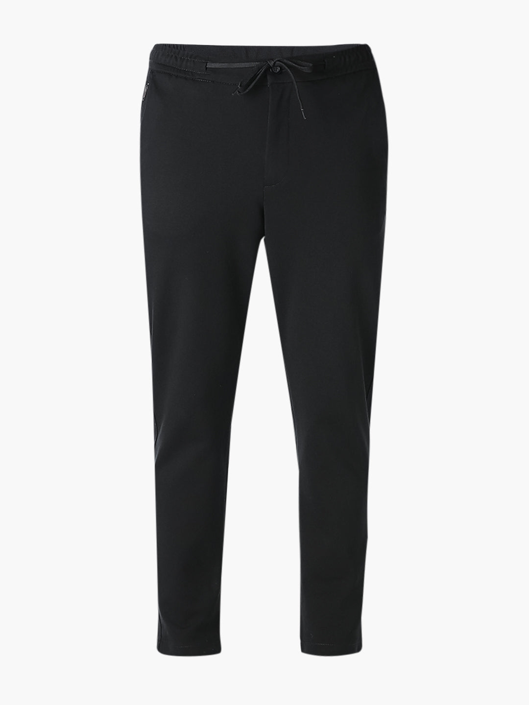 Black Regular Fit Jogger Pants