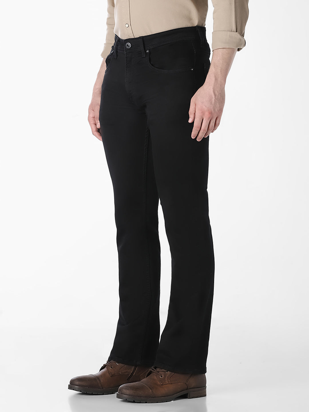 Black Cliff Bootcut Jeans