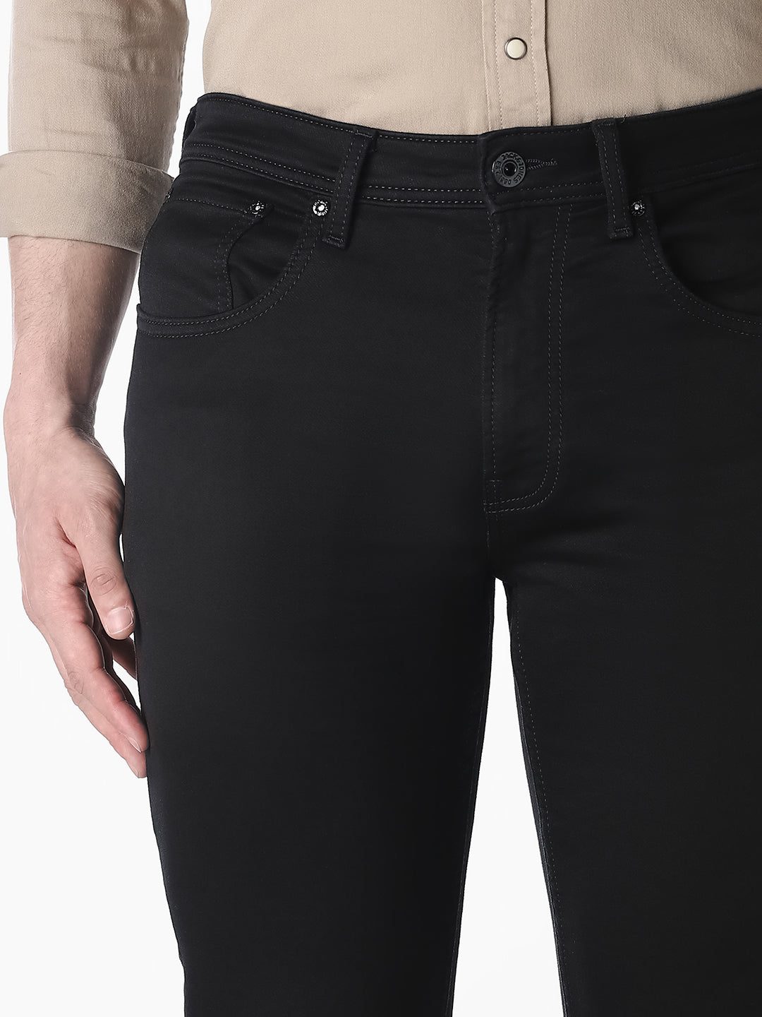 Black Cliff Bootcut Jeans