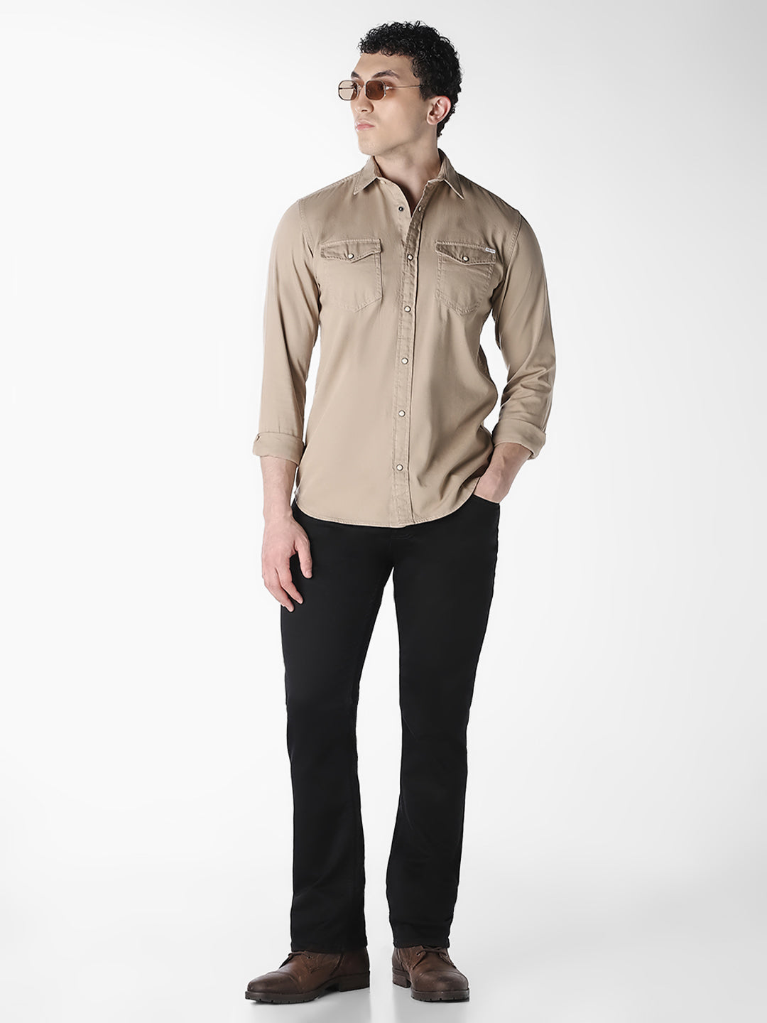 Black Cliff Bootcut Jeans
