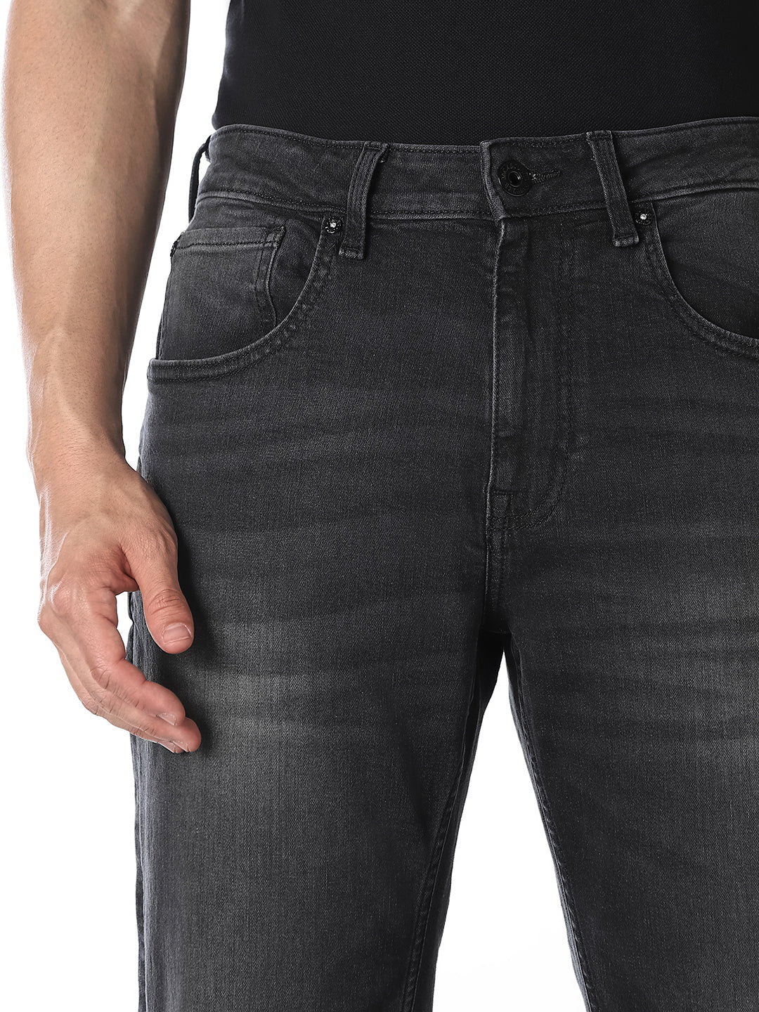 Black Cliff Bootcut Jeans