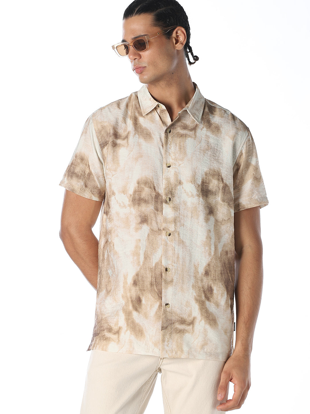 Printed Comfort Fit Shirt