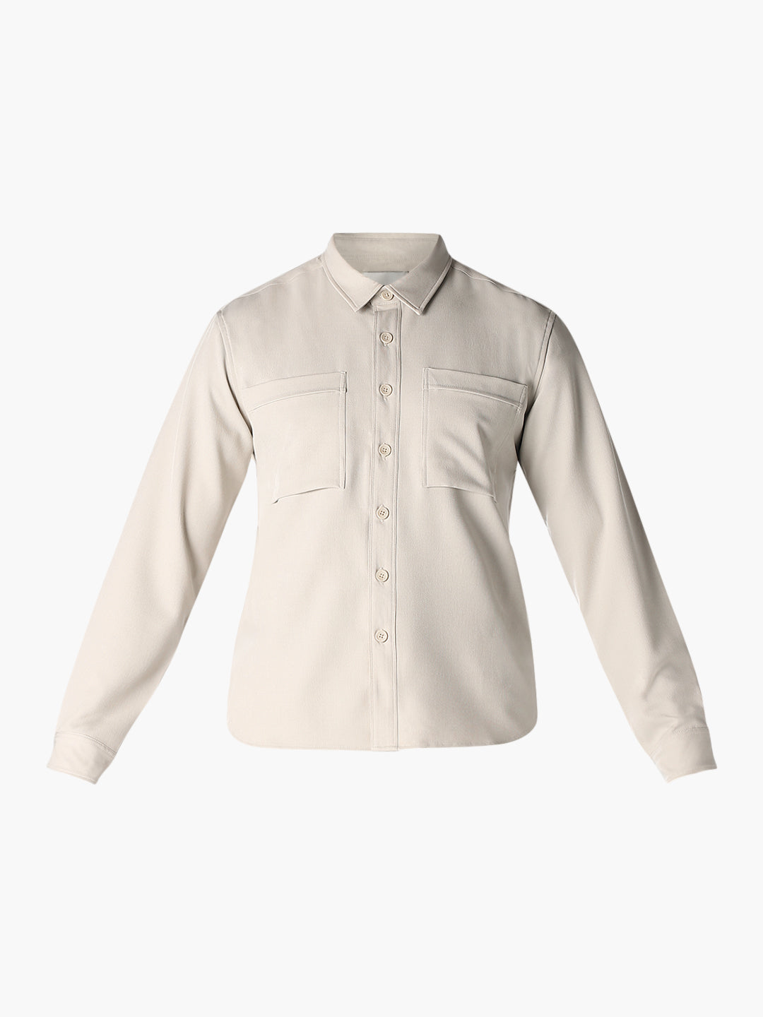 Dual Check Pocket Oversized Shirt