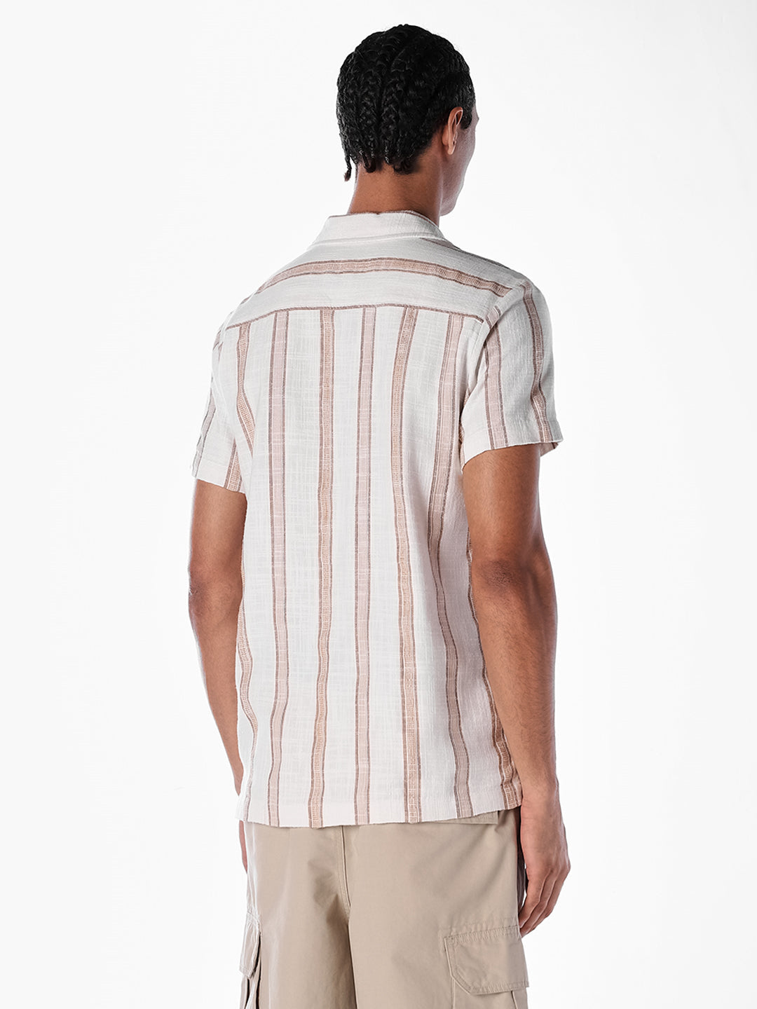 Striped Cotton Comfort Fit Shirt