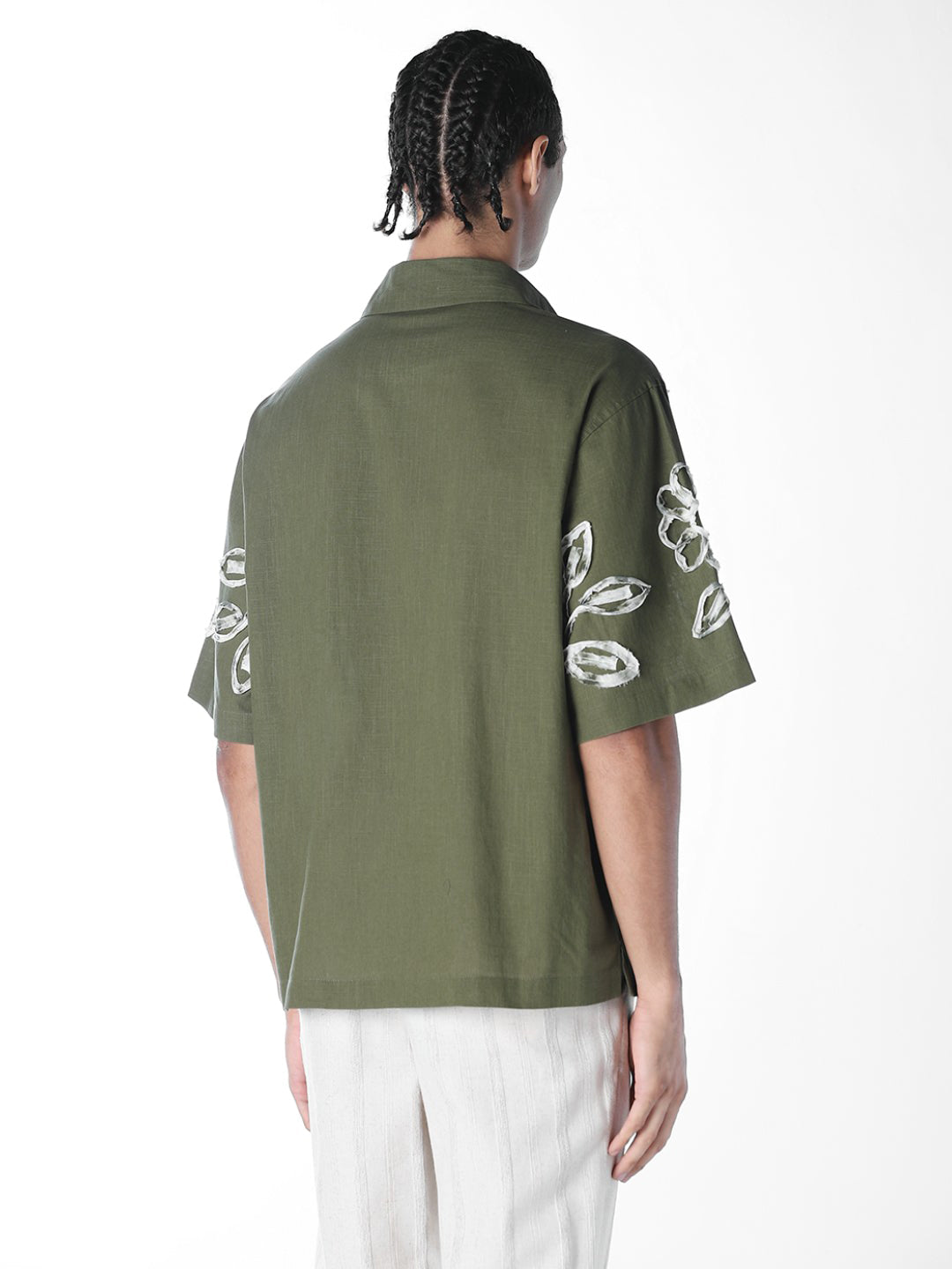 Applique Embroidered Oversized Shirt