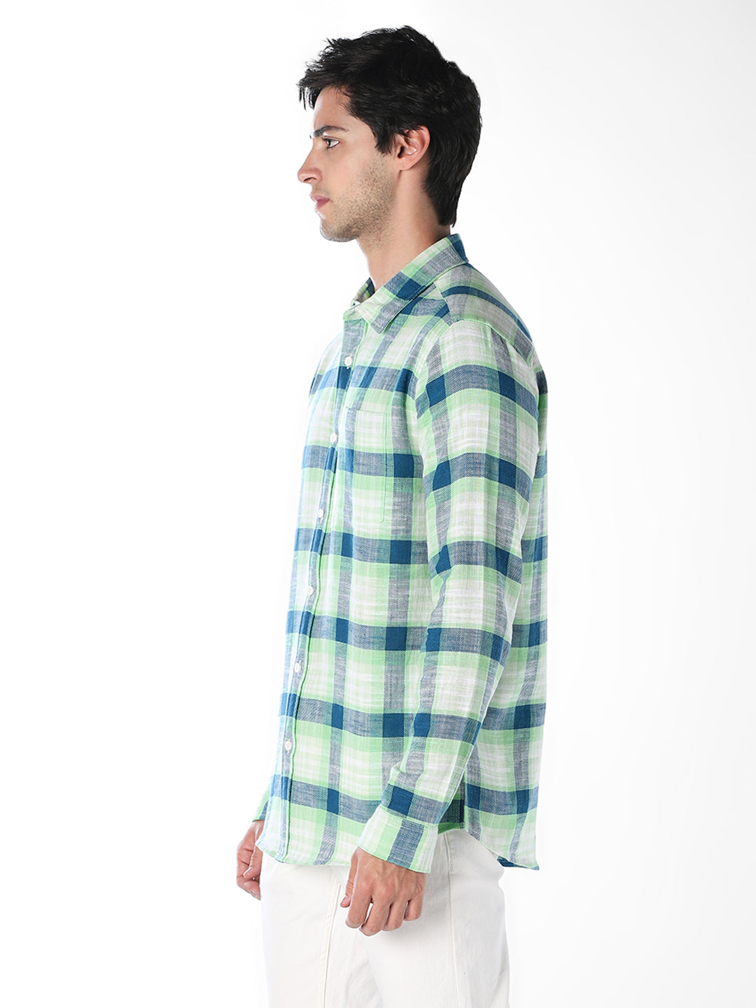 Cotton Check Full Sleeves Shirt