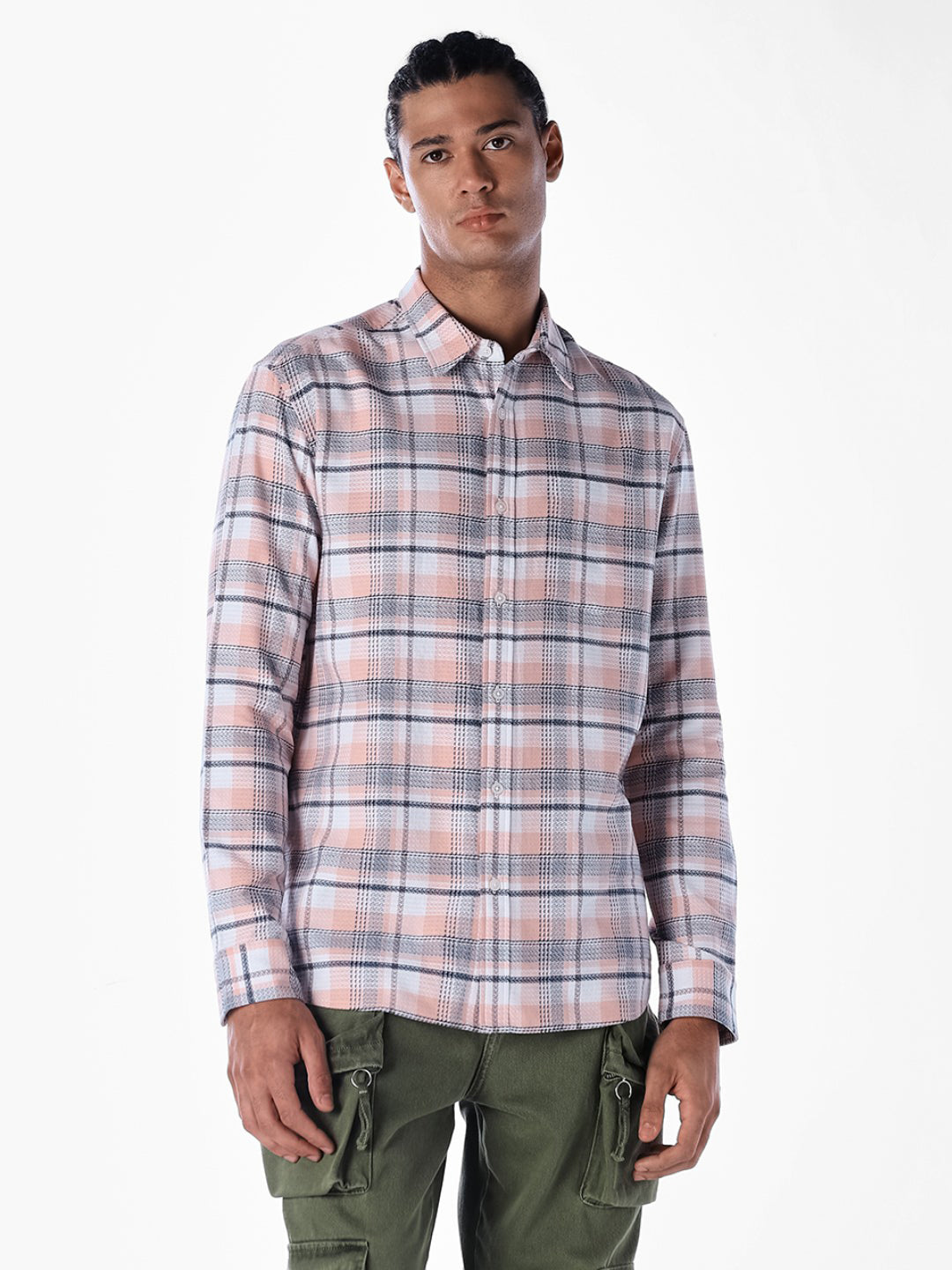 Cotton Check Full Sleeves Shirt