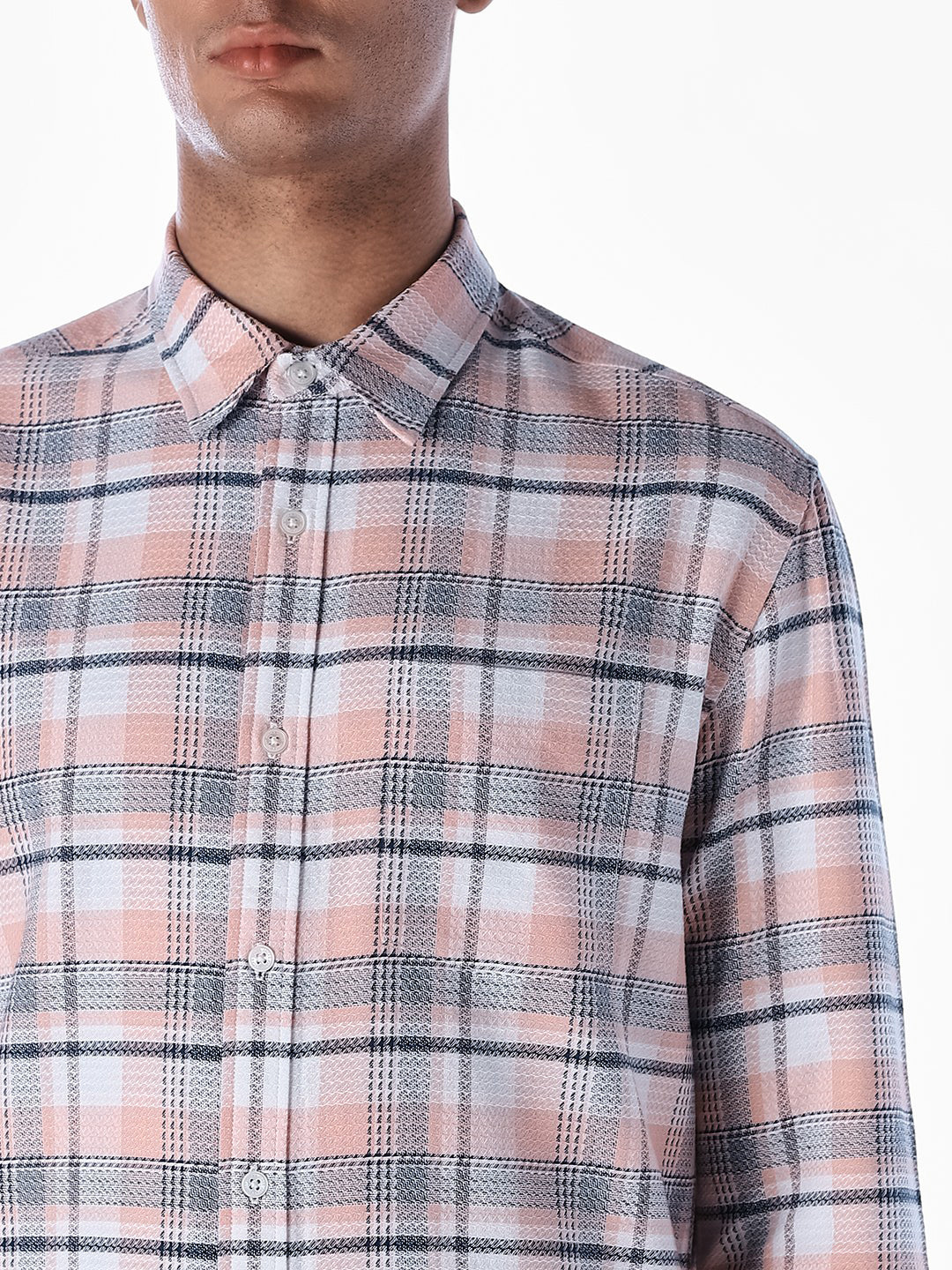 Cotton Check Full Sleeves Shirt