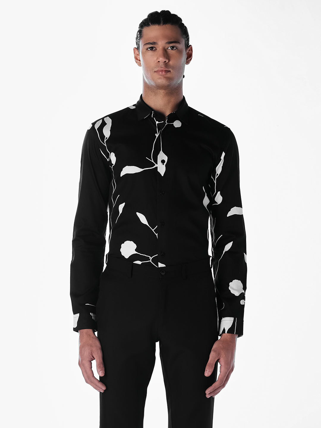 Printed Cotton Slim Fit Shirt