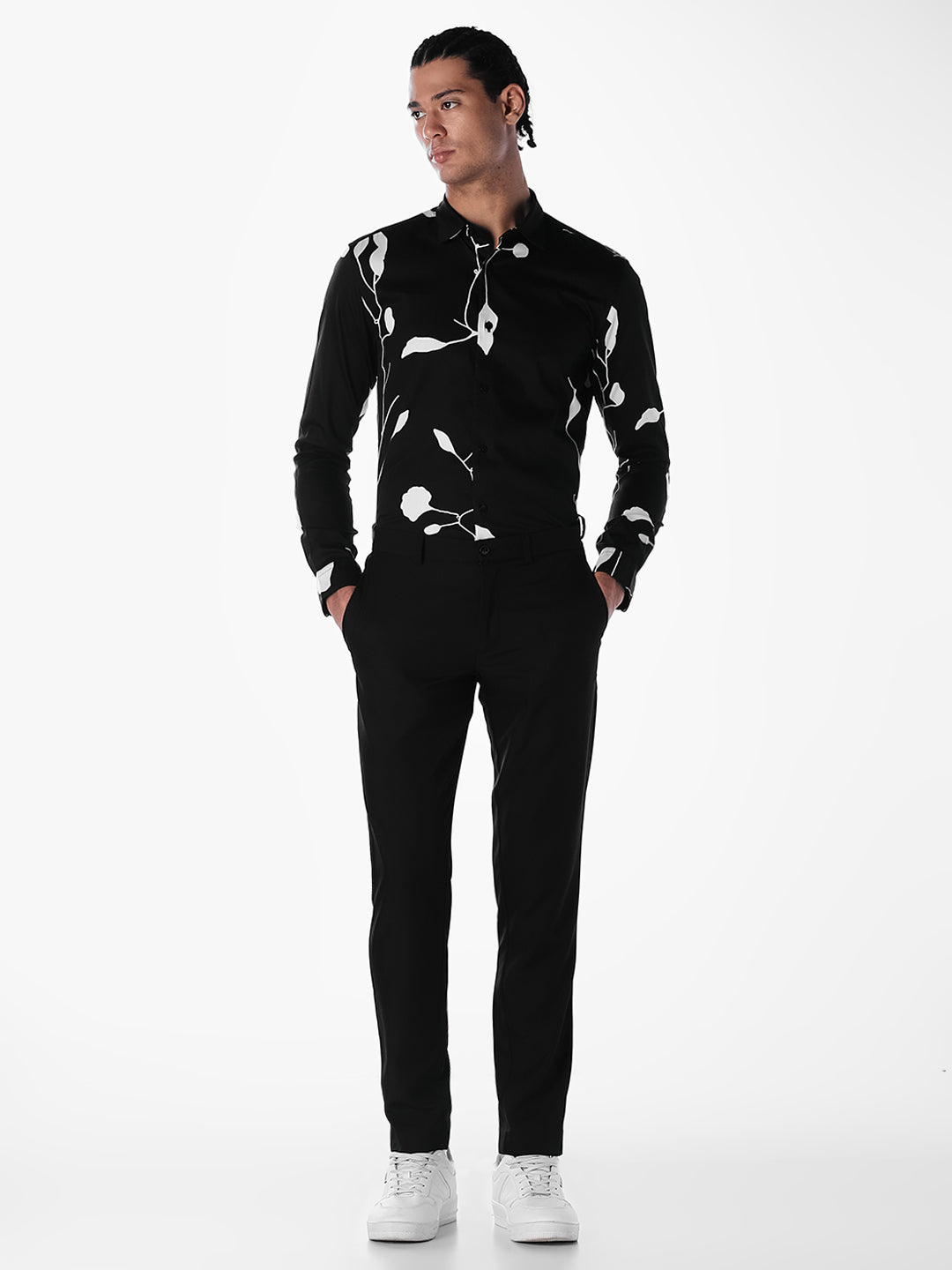 Printed Cotton Slim Fit Shirt