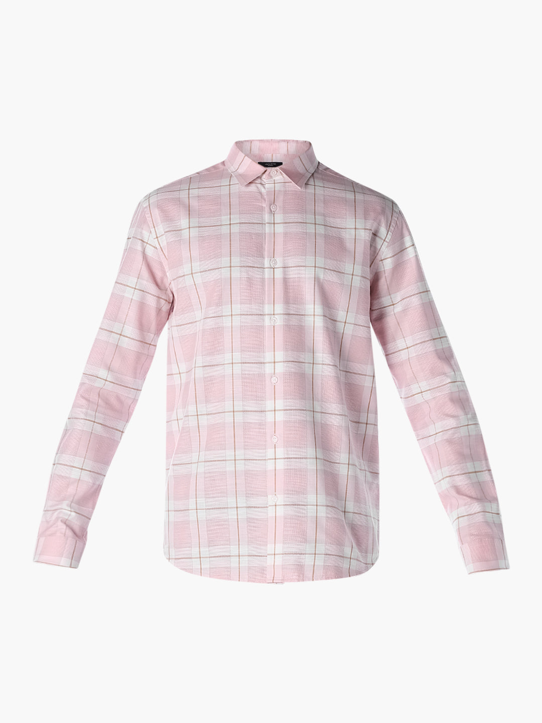 Pink Check Cotton Shirt