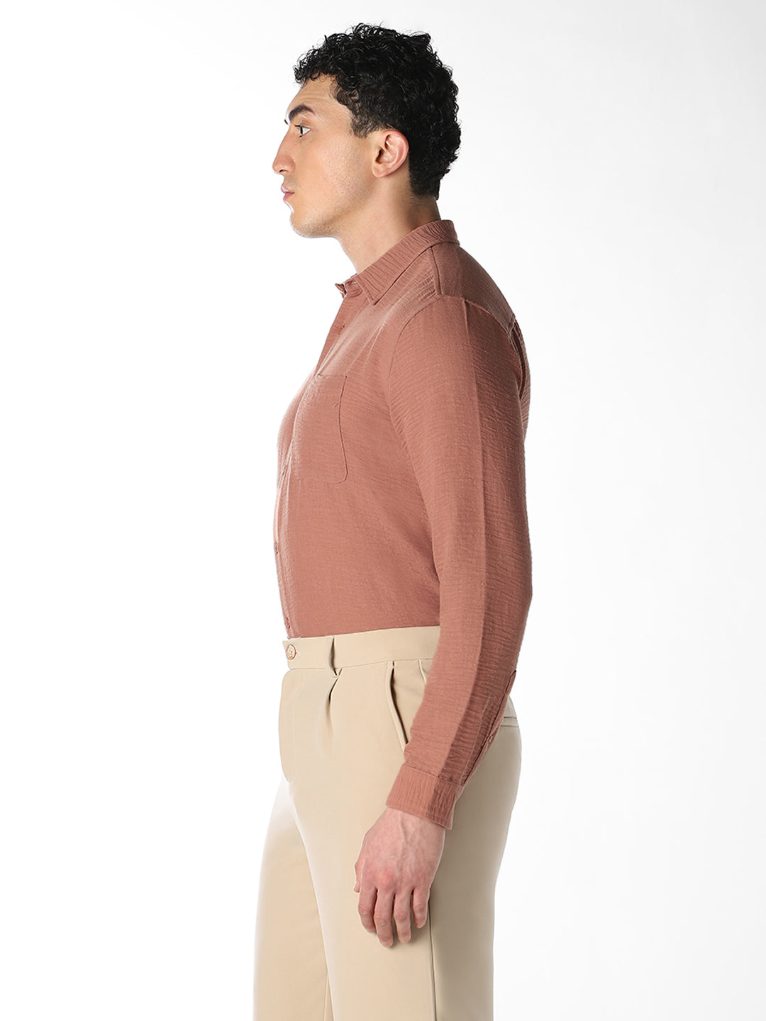 Plain Weave Regular Fit Shirt