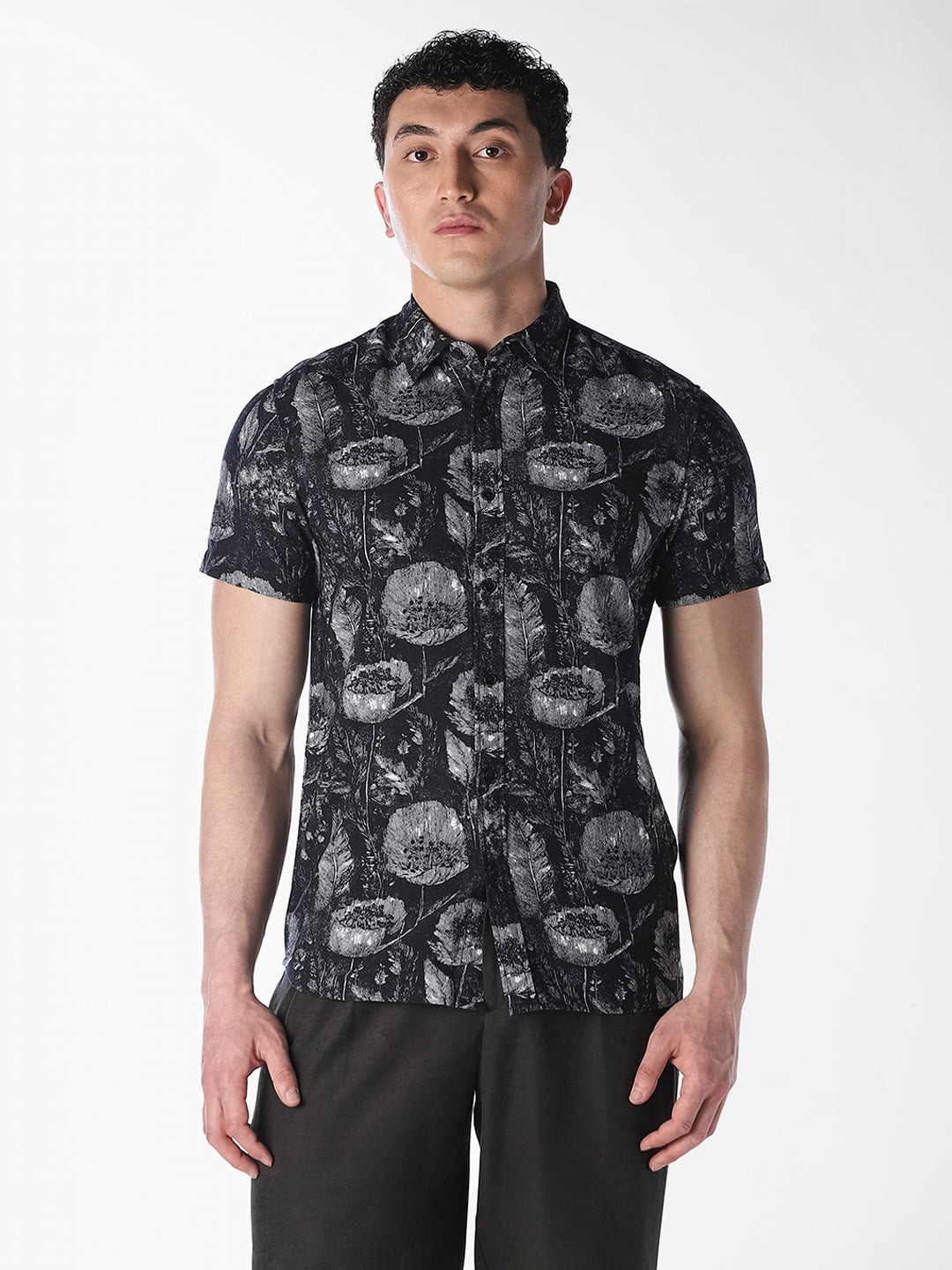 Printed Comfort Fit Shirt