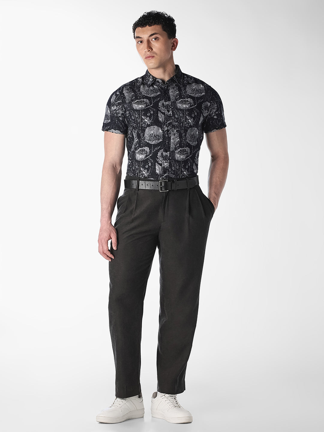 Printed Comfort Fit Shirt