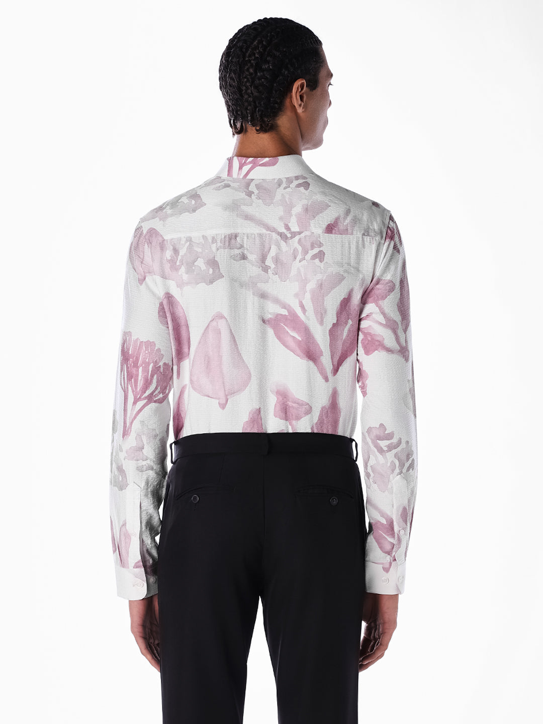 Floral Slim Fit Full Sleeves Shirt
