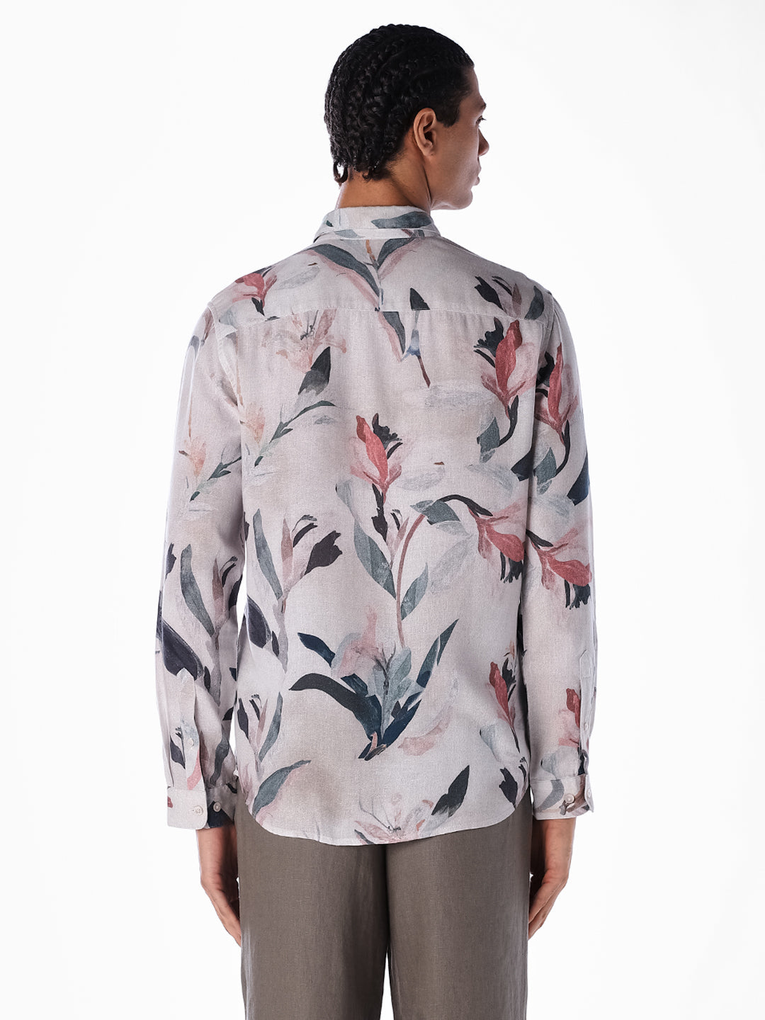 Floral Print Slim Fit Shirt