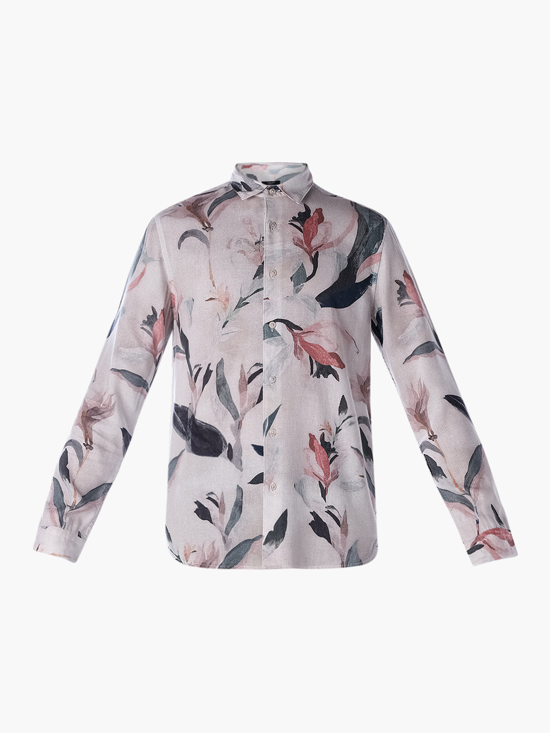 Floral Print Slim Fit Shirt