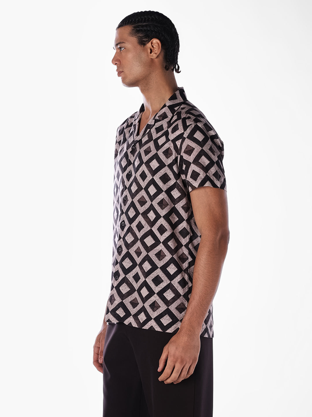 Geometric Print Comfort Fit Shirt