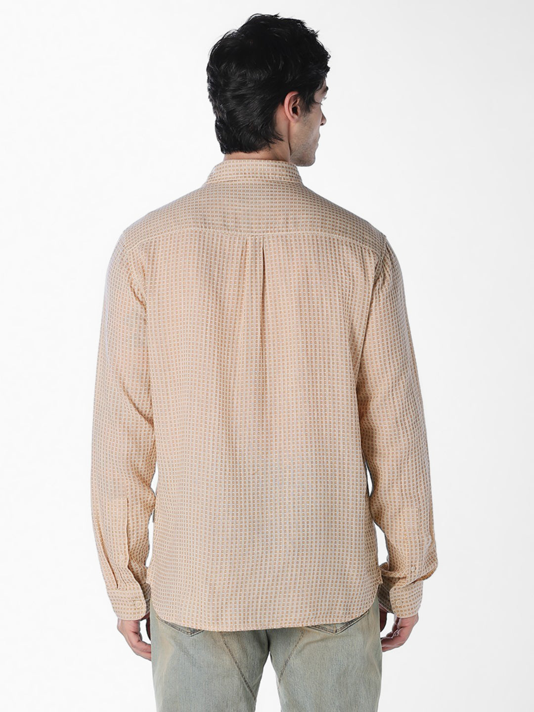Dobby Cotton Full Sleeves Shirt