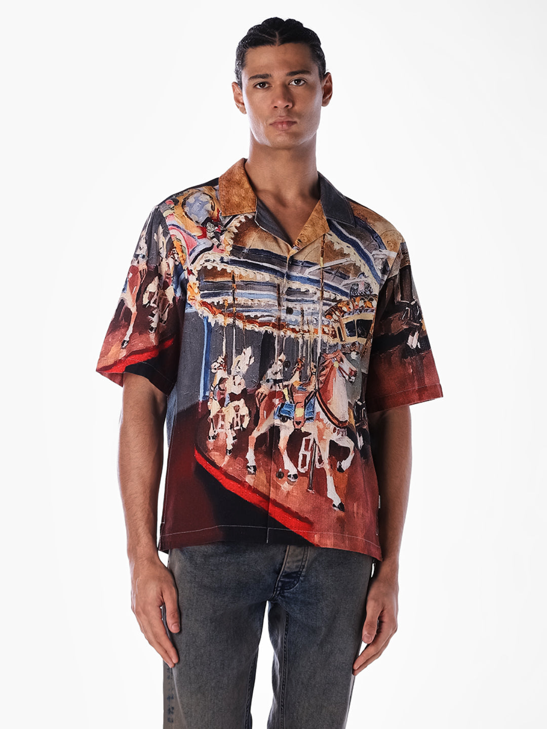 Printed Oversized Shirt