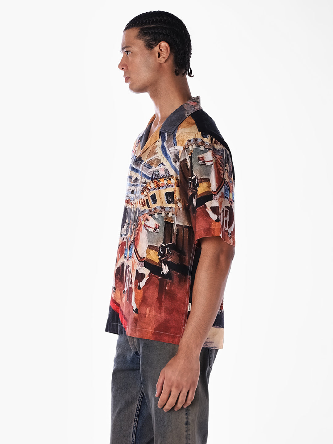 Printed Oversized Shirt