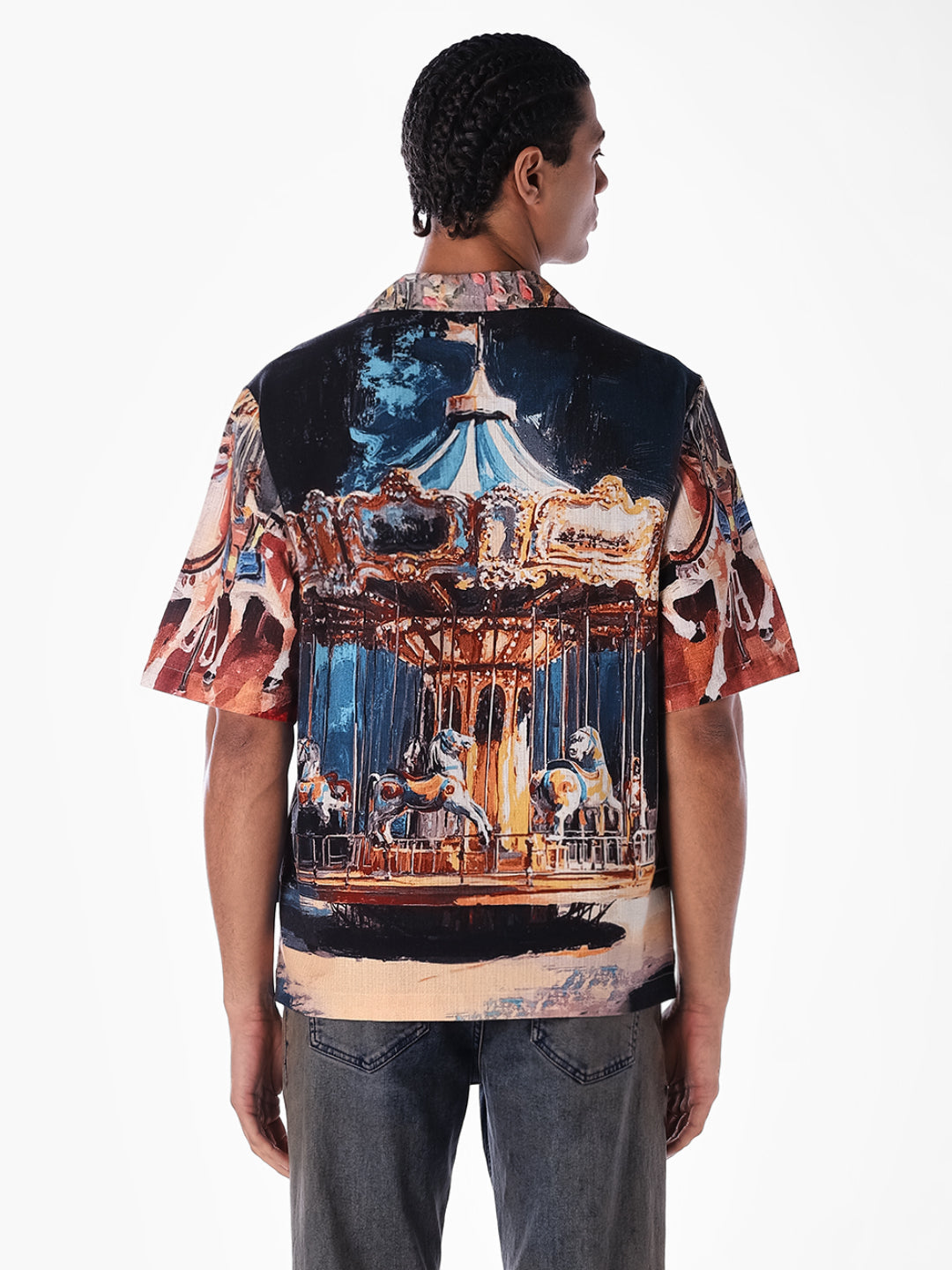 Printed Oversized Shirt