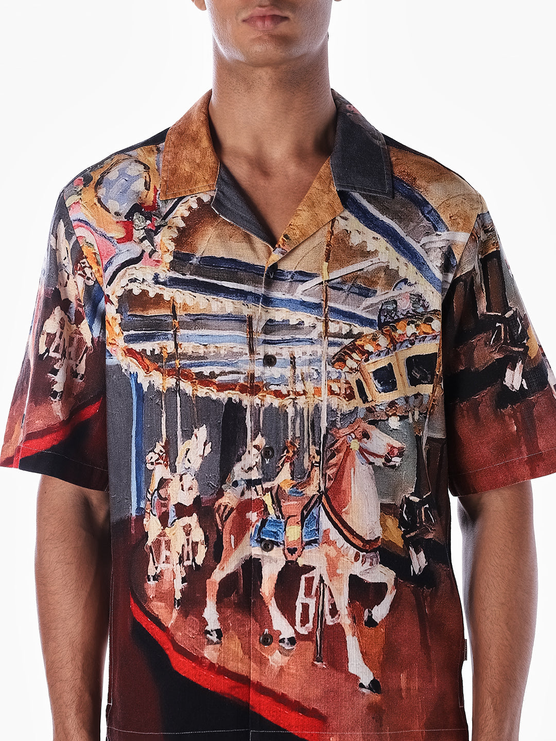 Printed Oversized Shirt