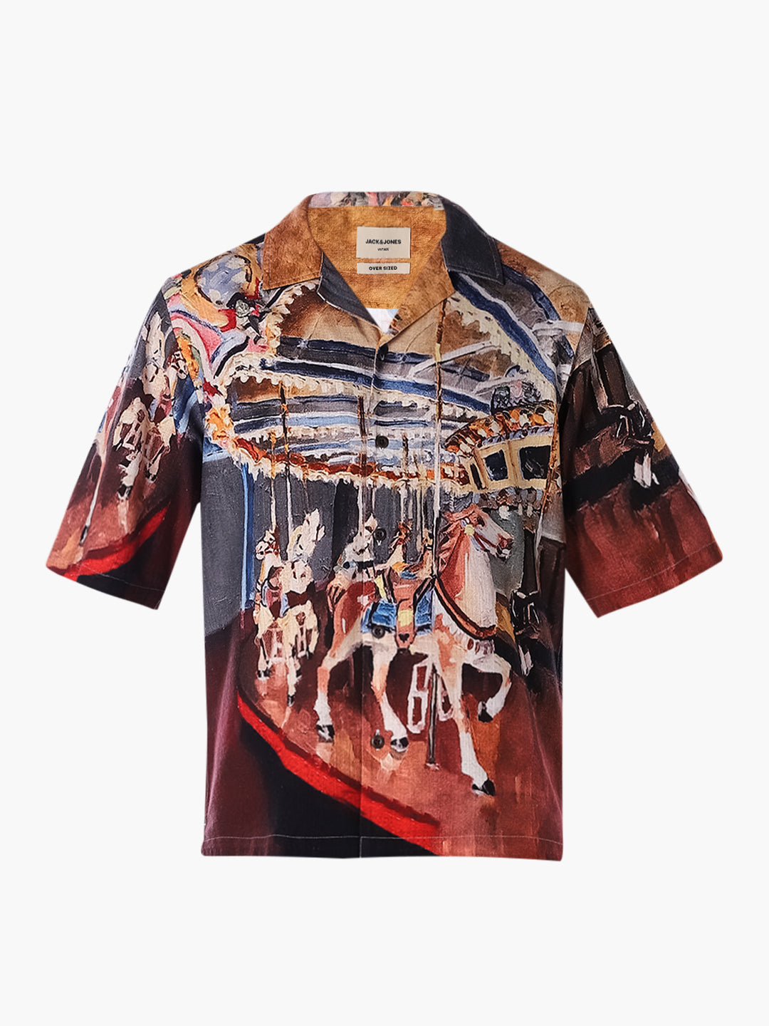 Printed Oversized Shirt