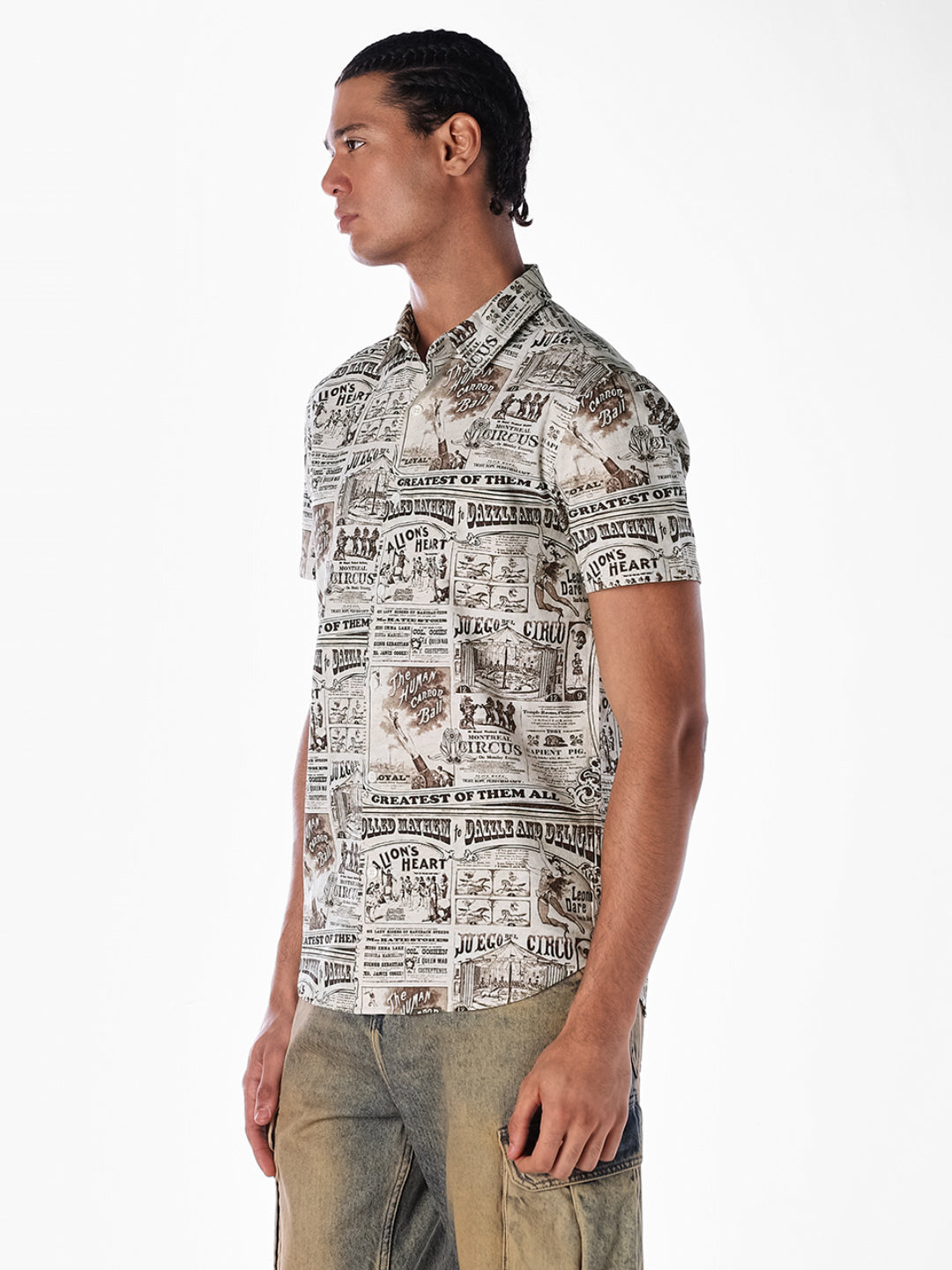 Off-White Newspaper Print Shirt