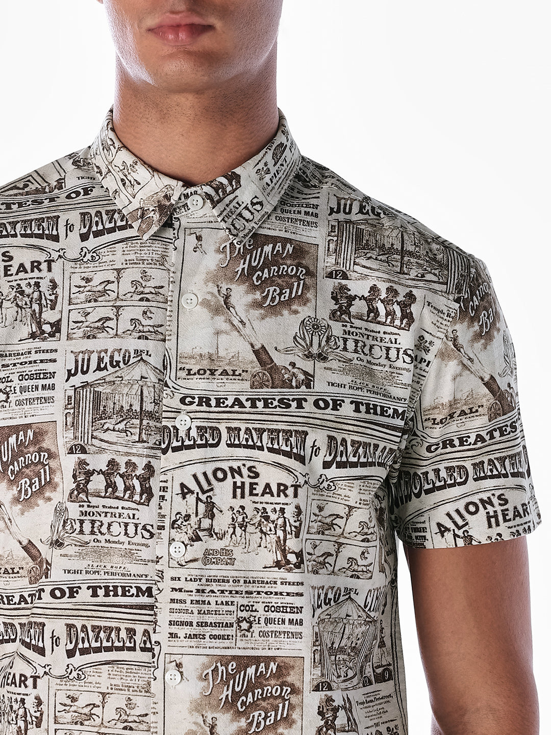 Off-White Newspaper Print Shirt