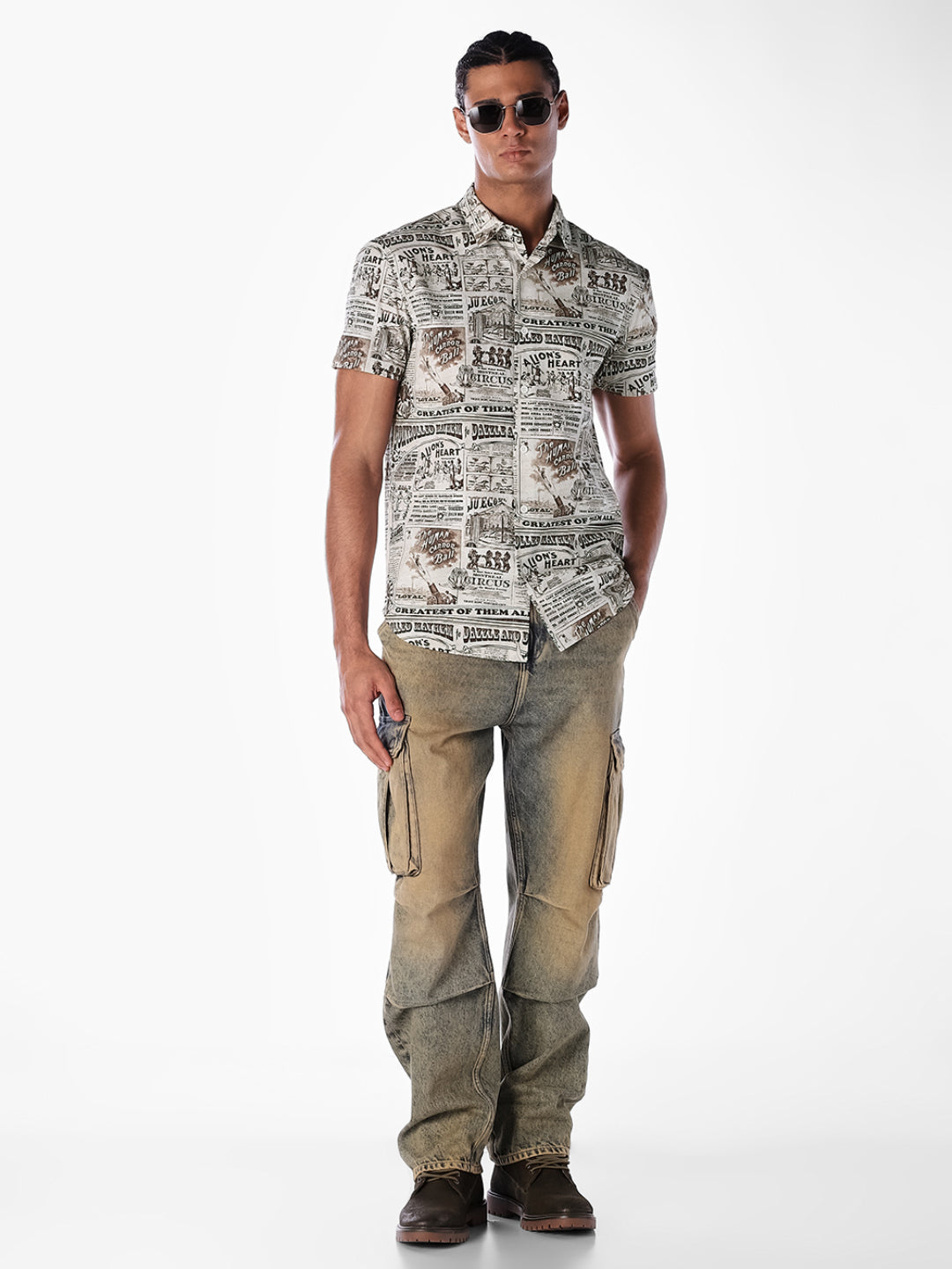 Off-White Newspaper Print Shirt