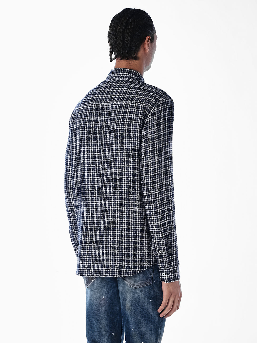 Check Patch Pocket Cotton Shirt