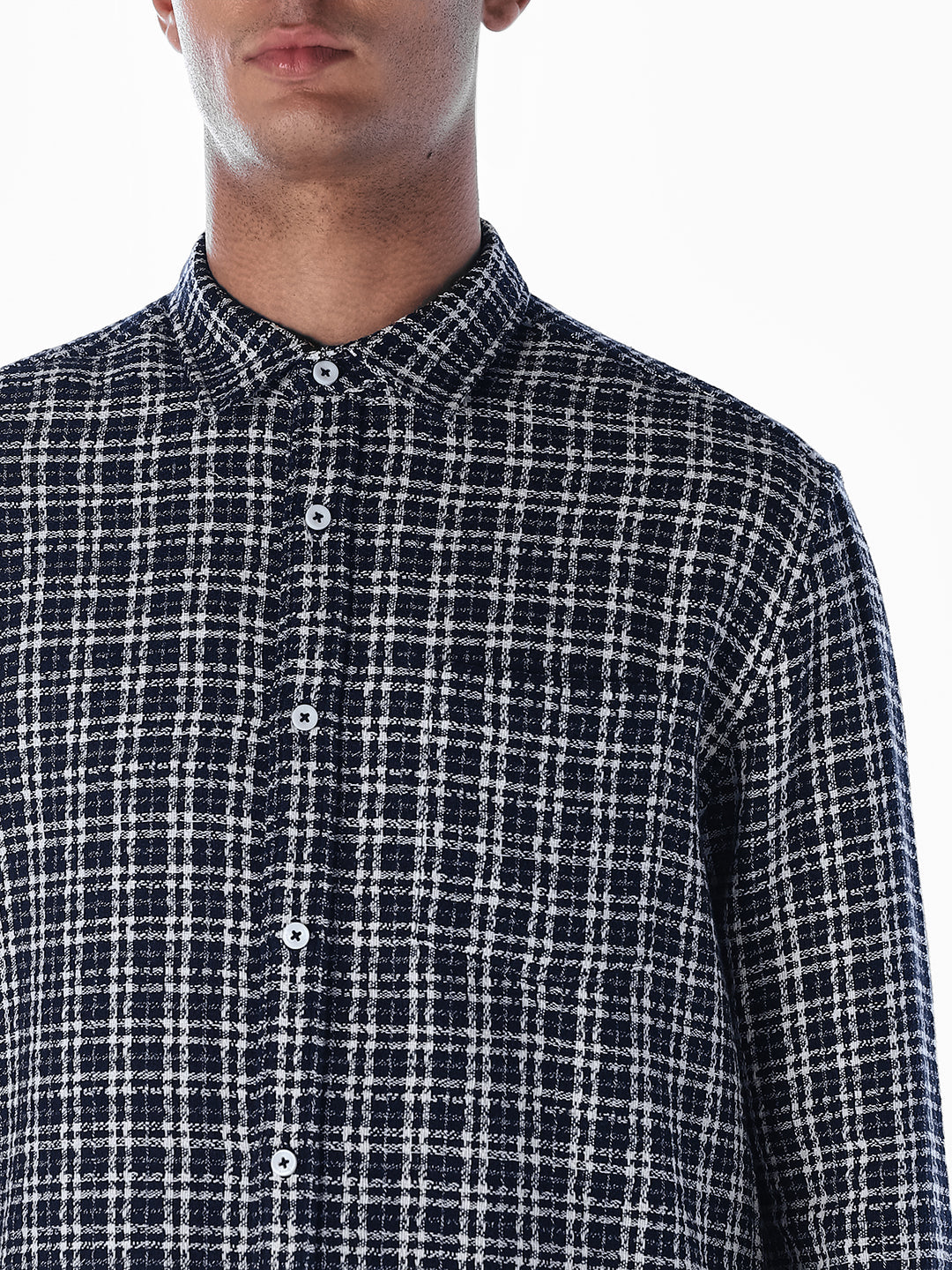 Check Patch Pocket Cotton Shirt