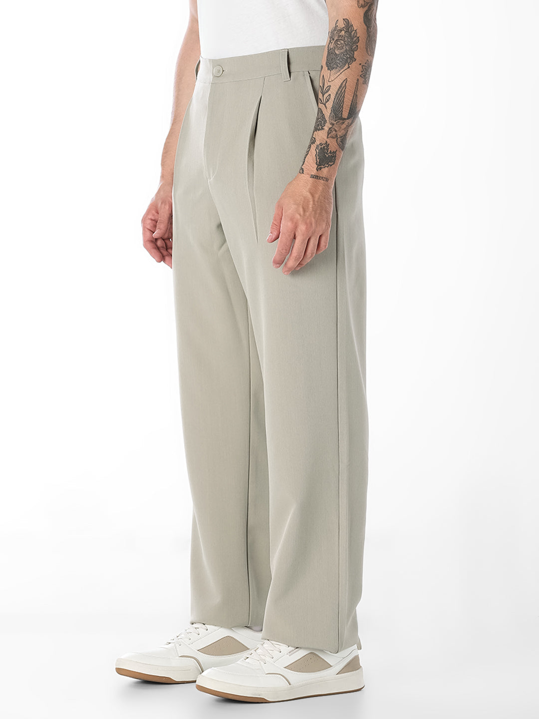 Loose Fit Cotton Pants