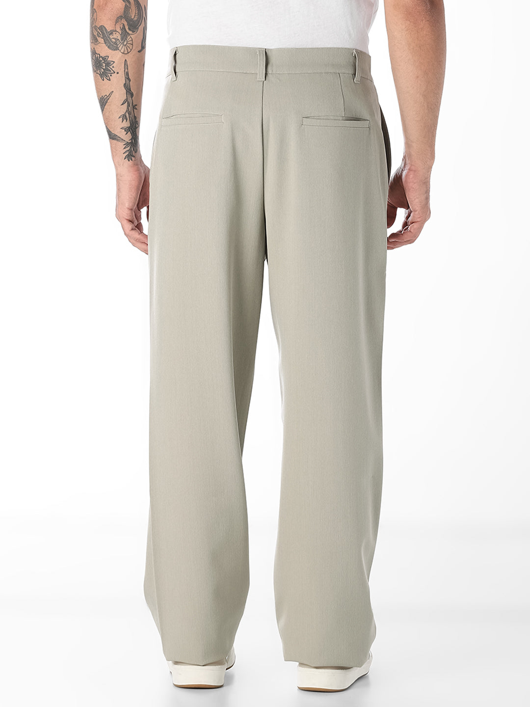 Loose Fit Cotton Pants