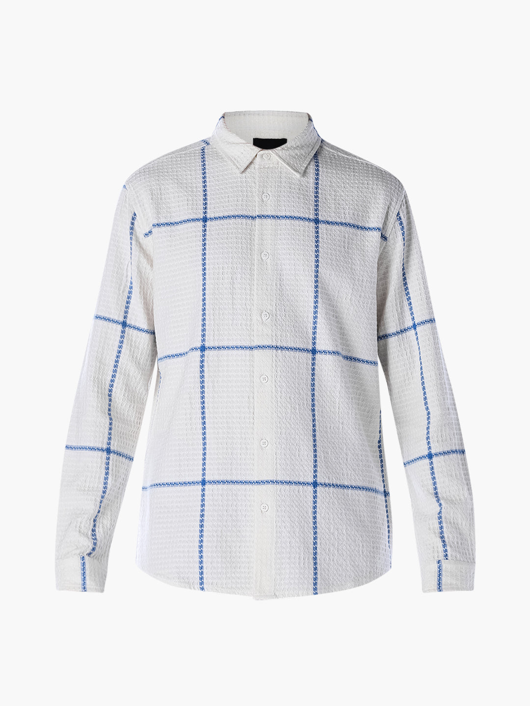 Textured Check Regular Fit Shirt