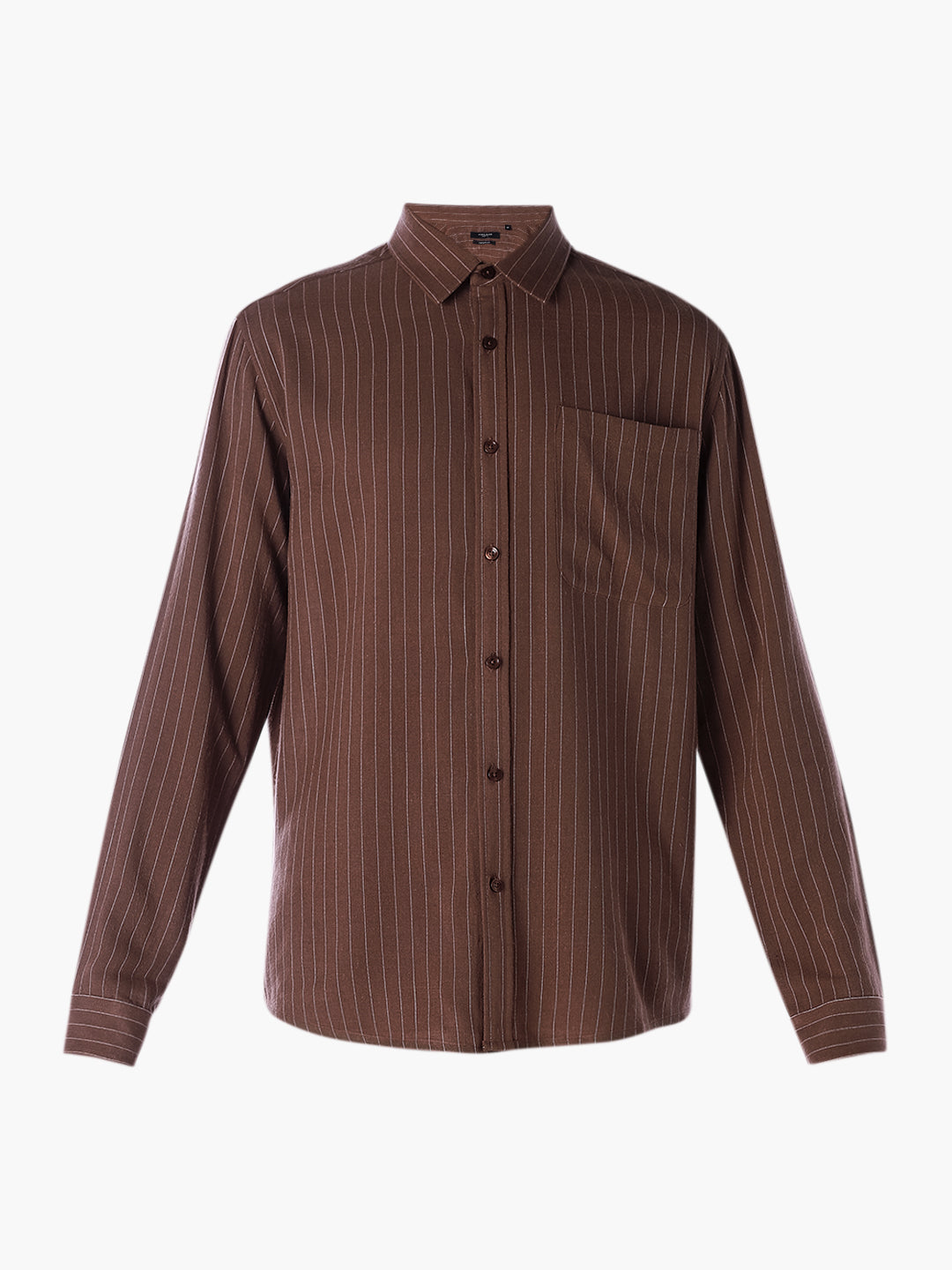 Linen Blend Striped Shirt