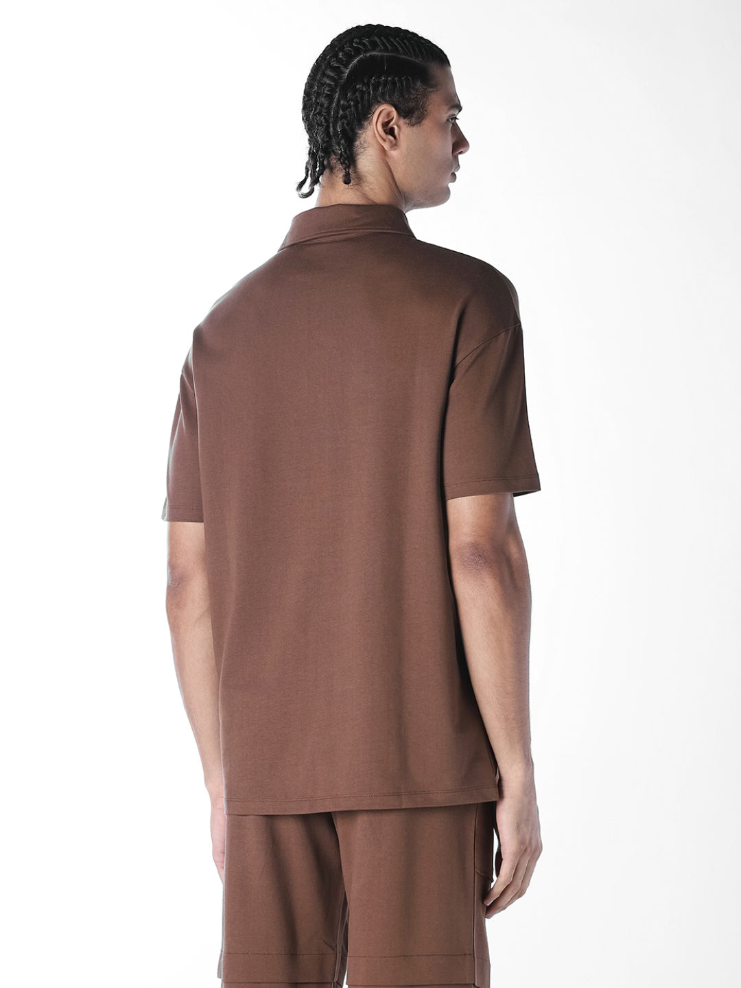 Cut & Sew Boxy Fit Polo