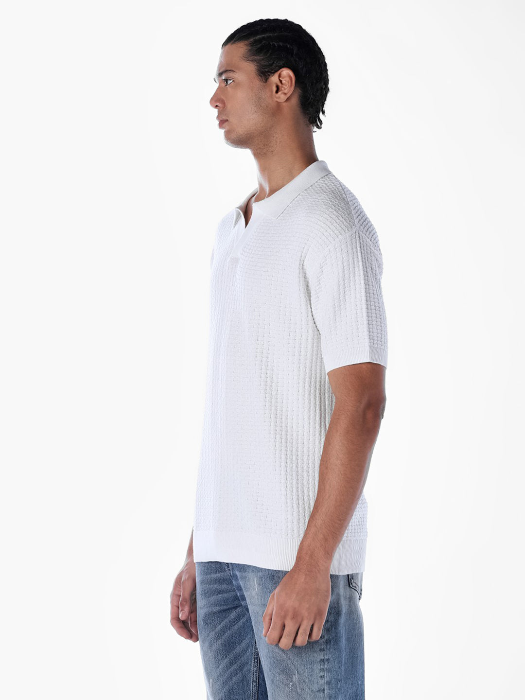 Oversized Knitted Polo