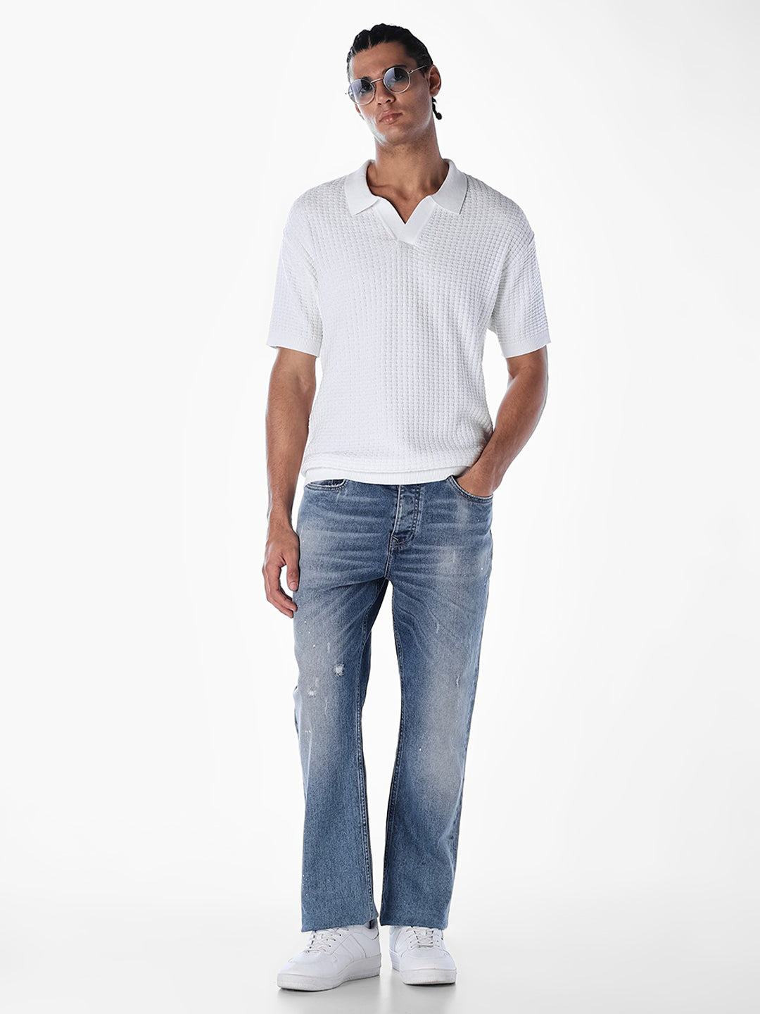 Oversized Knitted Polo