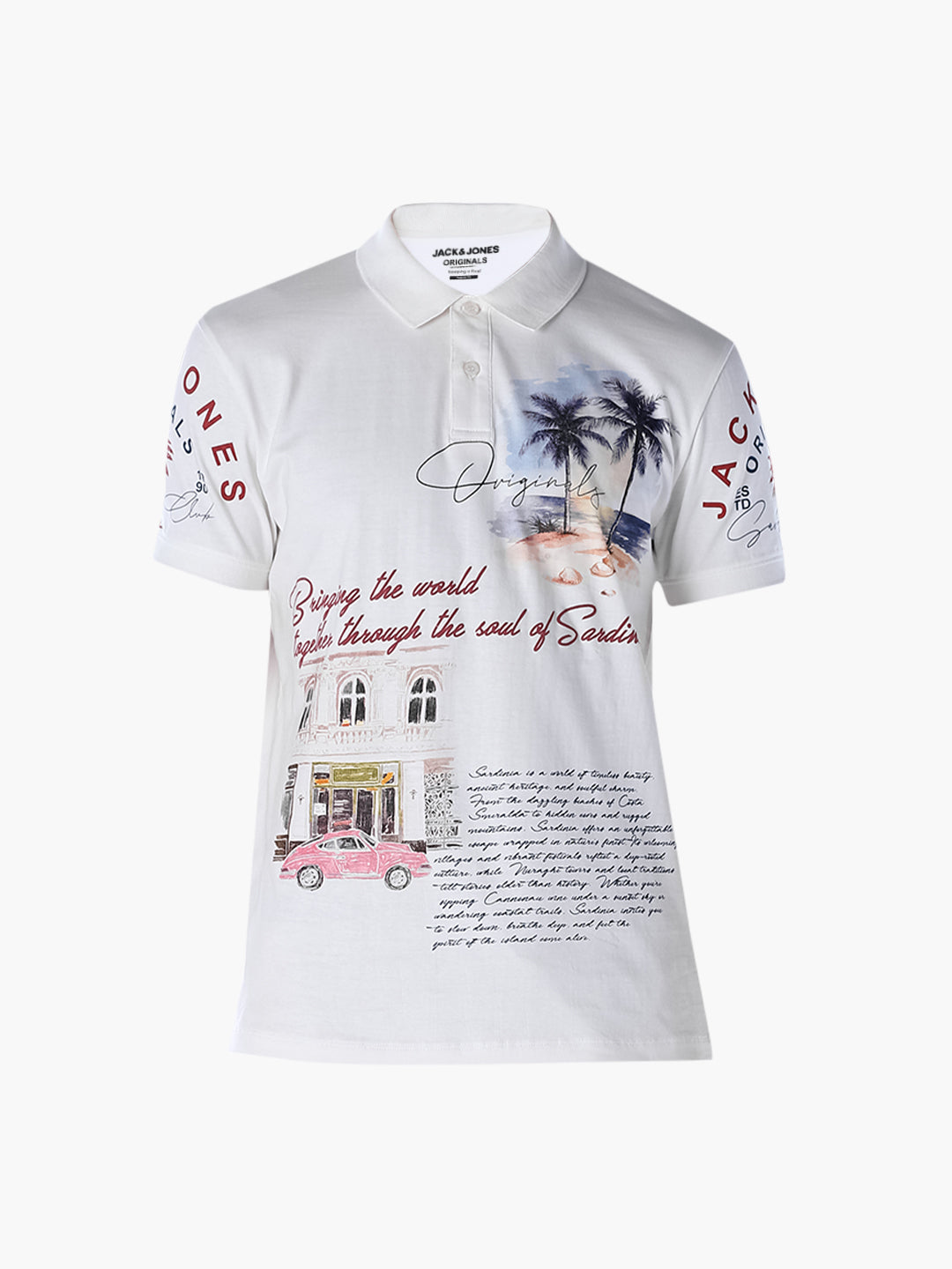 Printed Regular Fit Polo