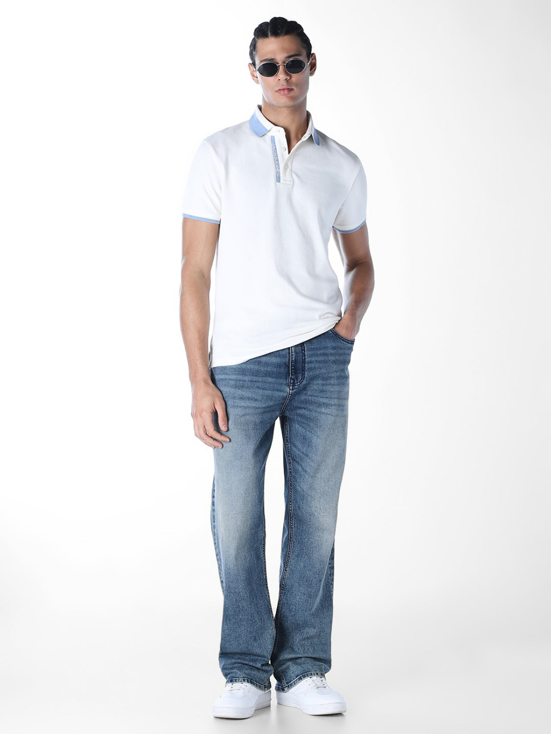 Printed Cotton Polo