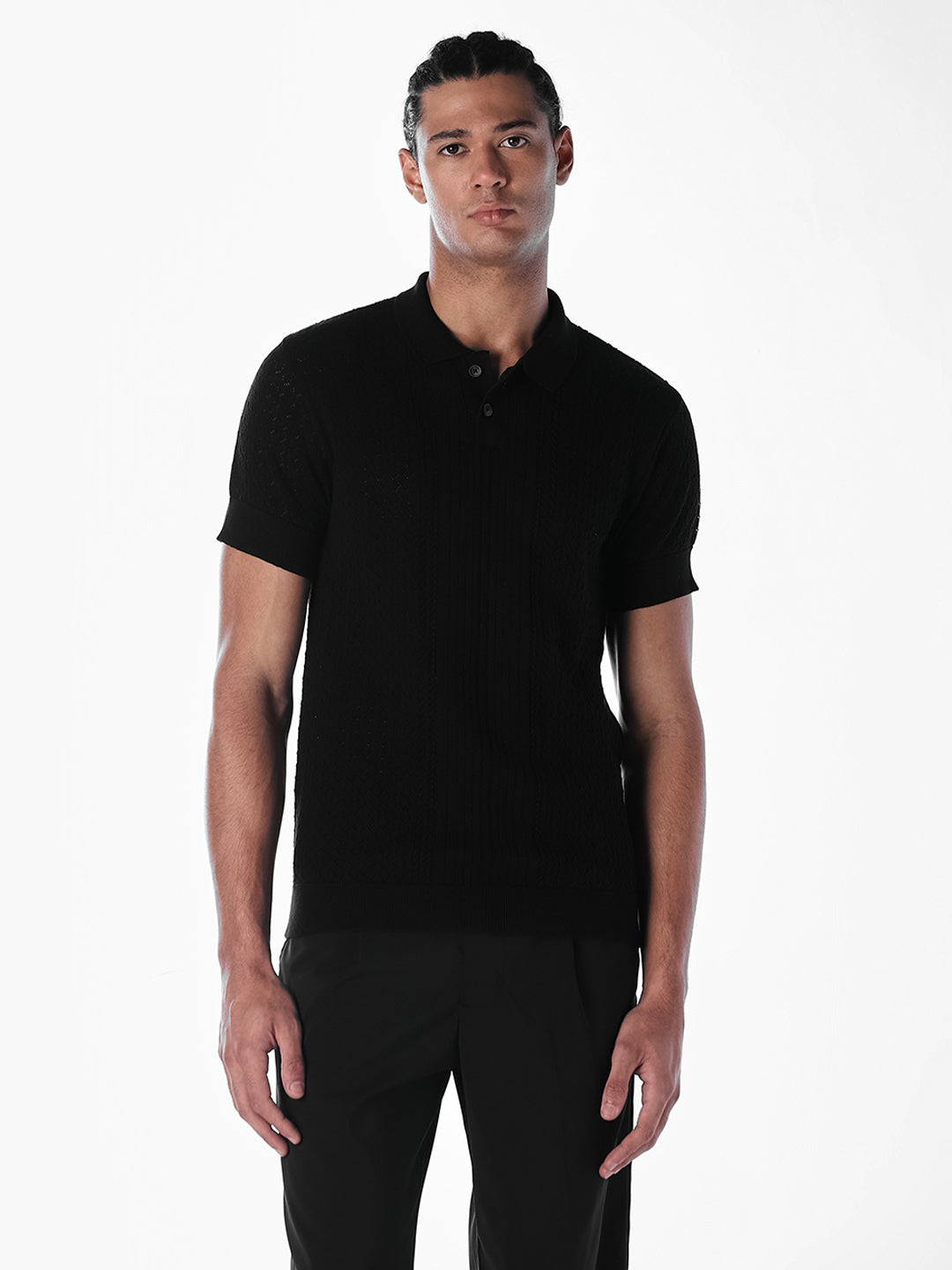 Slim Fit Knitted Polo