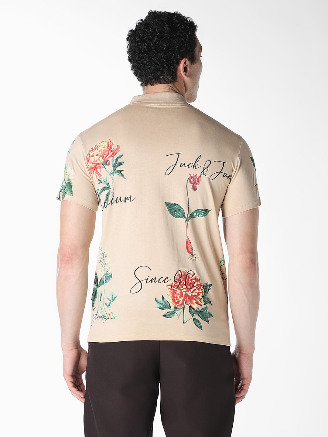 Printed Cotton Regular Fit Polo