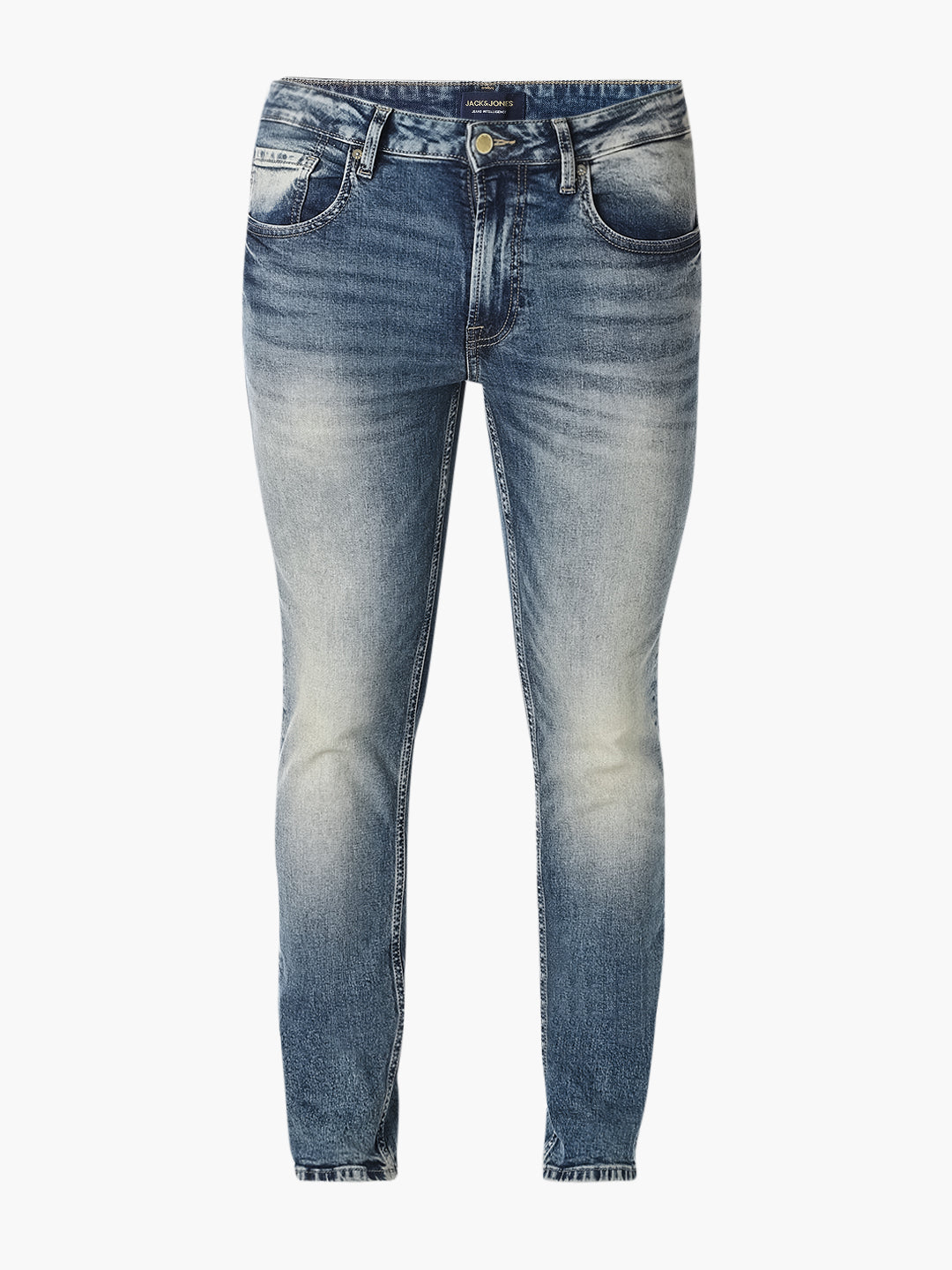 Heavily Washed Ben Skinny Fit Jeans