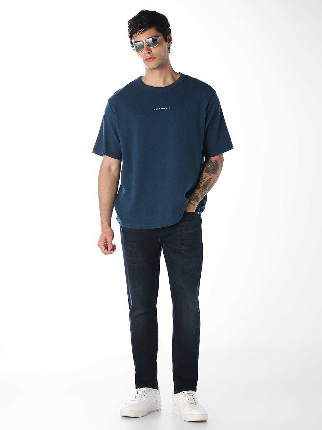 Dark Blue Ben Skinny Fit Jeans