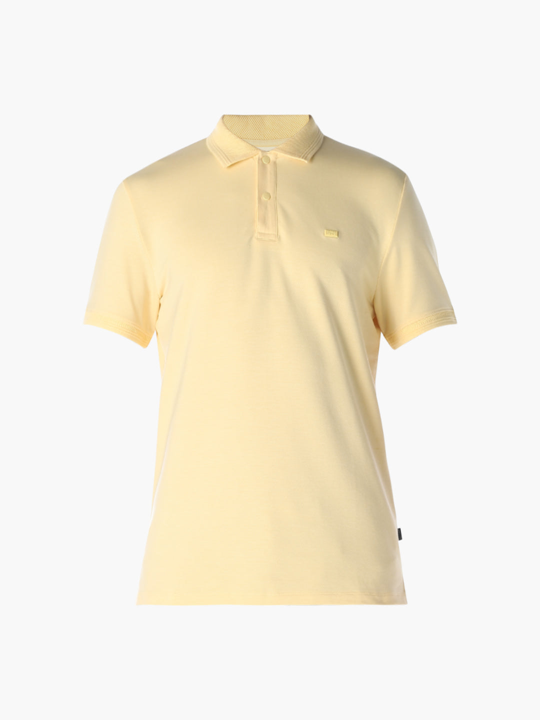 Light Yellow Cotton Polo